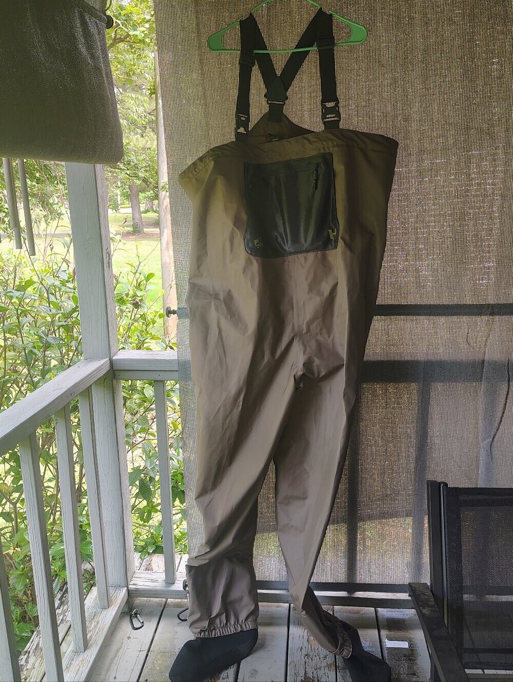 Hodgman Beige Chest Waders with Adjustable Shoulder Straps XXL